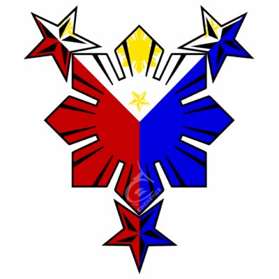 Filipino Flag Sun and Stars Polo Shirt by Emenence