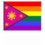Filipino GLBT Pride Flag t-shirts