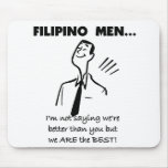 Filipino Men Are Best mousepads