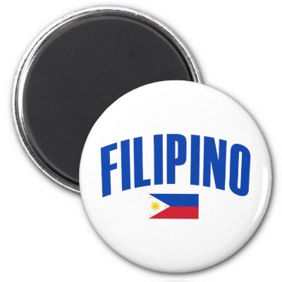 Filipino Philippine Flag Fridge Magnet by atomicflip philippine flag