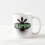 Filipino Strength and Ho  - Green Coffee Mugs
