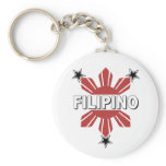 Filipino Sun and Star keychains