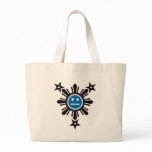 Filipino Sun and Stars Face - Black and Blue bags