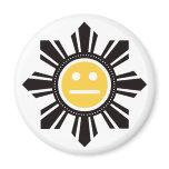 Filipino Sun Face - Yellow magnets