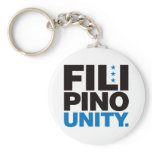 Filipino Unity - Blue and Black keychains