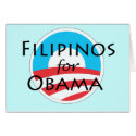 Filipinos for Obama cards