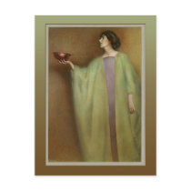 FILL THE CUP THAT CLEARS Rubaiyat Art Cards Postcard