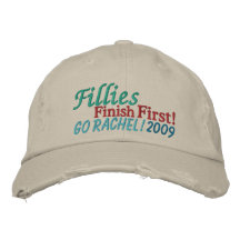 Fillies Finish FIRST - horse racing by SRF Embroidered Hats