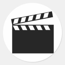 Film Movie Clapper Stickers