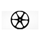 film reel icon photo greeting card