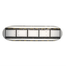 Film strip board skate board decks