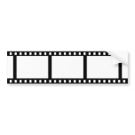 Film Strip bumper stickers