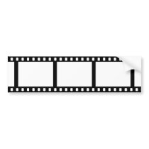 Film Strip bumper stickers