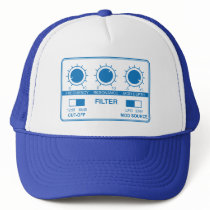 Filter on Blue Trucker Cap