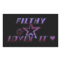 Filthy & Lovin it Sticker