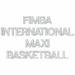 FIMBAINTERNATIONALMAXIBASKETBALL embroidered shirts