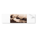 Fin de Siecle tattooed woman bumper stickers