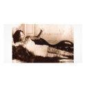Fin de Siecle tattooed woman photo cards
