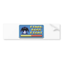 Final Boss Fight Logo Bumper Stickers