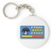 Final Boss Fight Logo Keychains