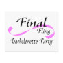 Final Fling Bachelorette Party Post Cards