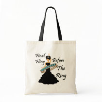 Final Fling Before The Ring White Background Tote Bags