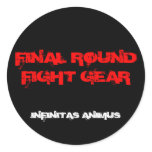 FINAL ROUND FIGHT GEAR, INFINITAS ...STICKER