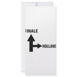finale holland icon customized rack card