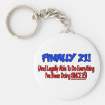 Finally 21! keychains