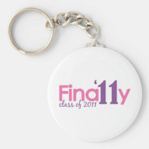 Finally Class of 2011 (Pink) Keychains