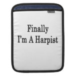Finally I'm A Harpist iPad Sleeves