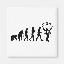 Financial adviser banker investment broker gear fridge magnets