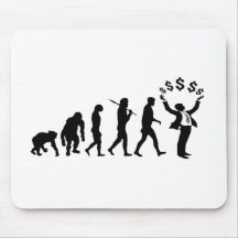 Financial adviser banker investment broker gear mouse mat