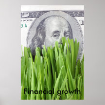 Financial growth posters