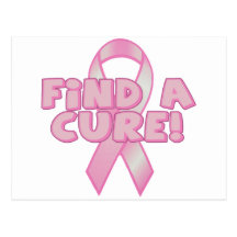 Find A Breast Cancer Cure Postcard