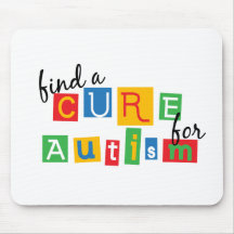 Find a cure for autism mousemat