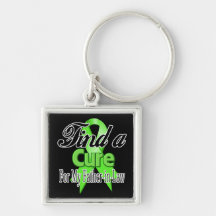 Find a Cure For My Father-in-Law - Lymphoma Key Chain