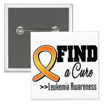 Find a Cure Leukaemia  Awareness Pin