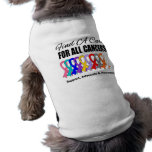 Find a Cure Ribbons For All Cancers pet clothing