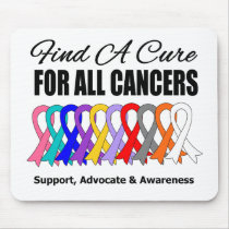Find a Cure Ribbons For All Cancers