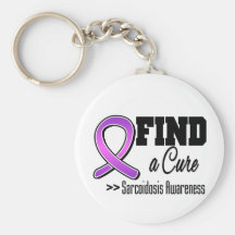 Find a Cure Sarcoidosis Awareness Key Chain