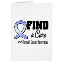 Find a Cure Stomach Cancer Awareness Card