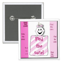 Find the Cure Breast Cancer Awareness Button