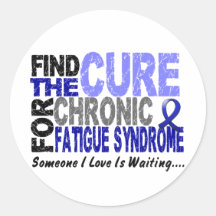 Find The Cure CFS Chronic Fatigue Syndrome Sticker