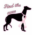 Find the Cure ~ Greyhound t-shirts