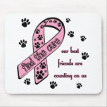 Find the Cure ~ Pawprint Mouse Mat