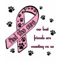 Find the Cure ~ Pawprint t-shirts