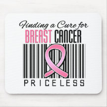 Finding a Cure For Breast Cancer PRICELESS Mouse Pads
