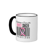 Finding a Cure For Breast Cancer PRICELESS Mugs