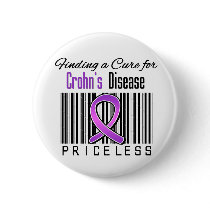 Finding a Cure For Crohns Disease PRICELESS Button